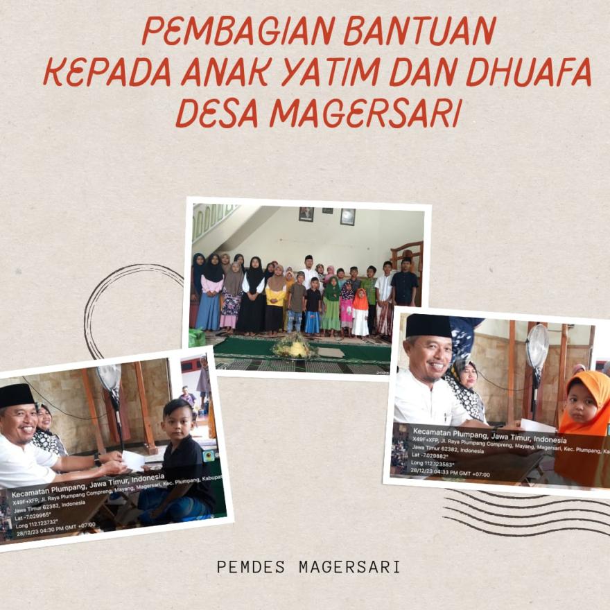 SANTUNAN ANAK YATIM PIATU DAN DHUAFA TAHUN 2023